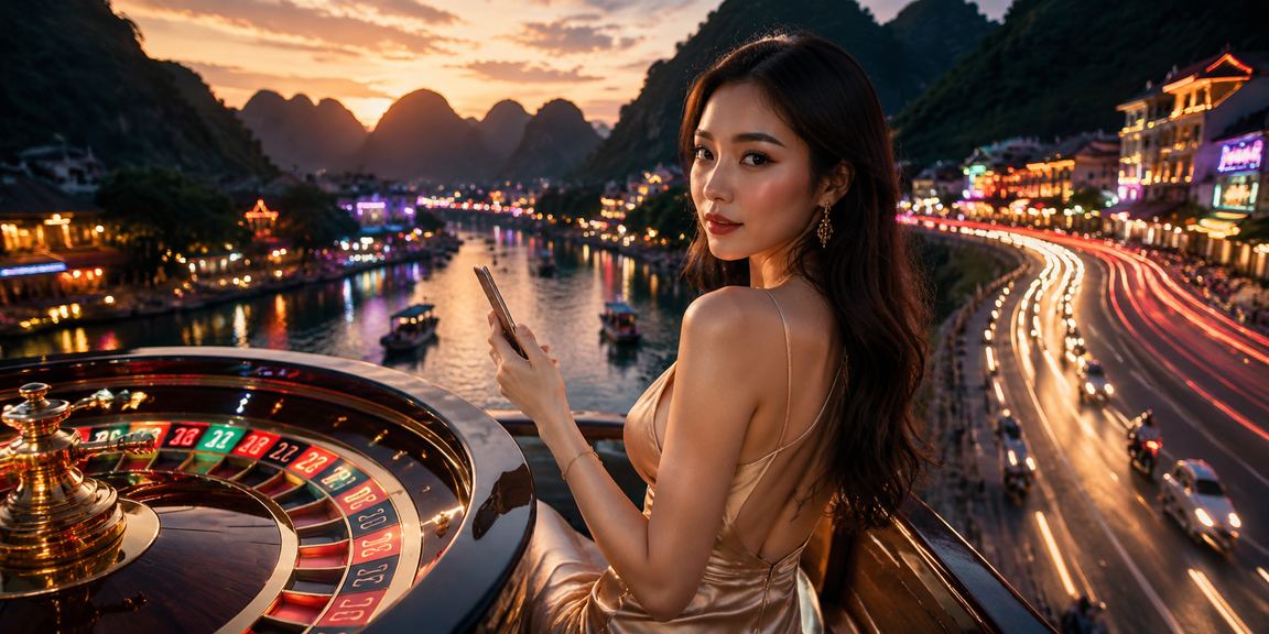 Giao diện Roulette neon sáng tại Ninh Bình – trải nghiệm casino trực tuyến trên 48000